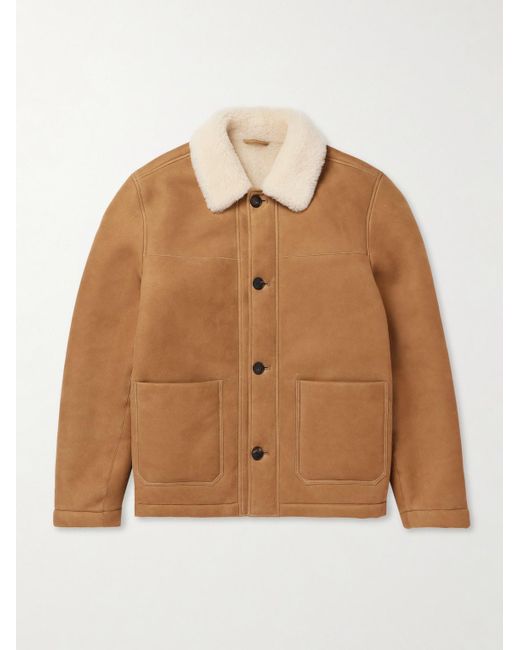 Mr P. Jacke aus Shearling in Brown für Herren