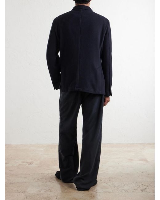 Massimo Alba Blue Brando Cashmere Coat for men