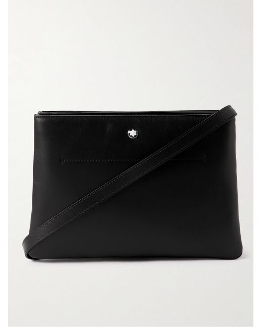 Montblanc Black Leather Pouch for men