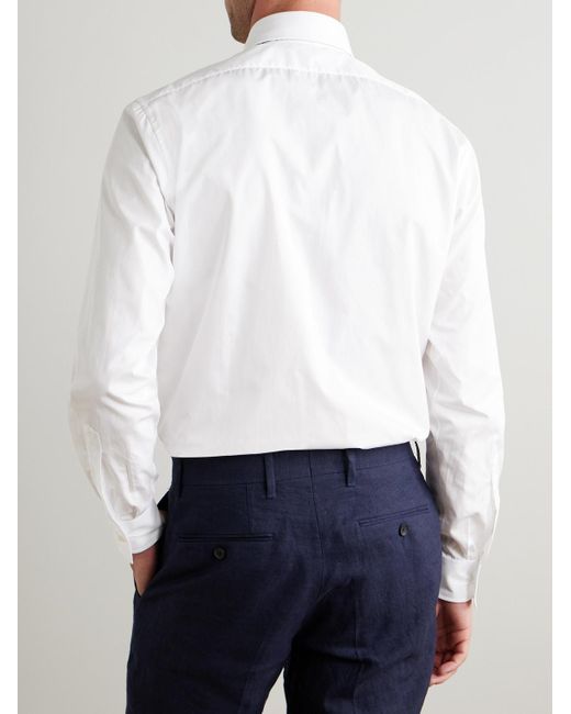 Charvet White Slim-Fit Cotton Shirt for men