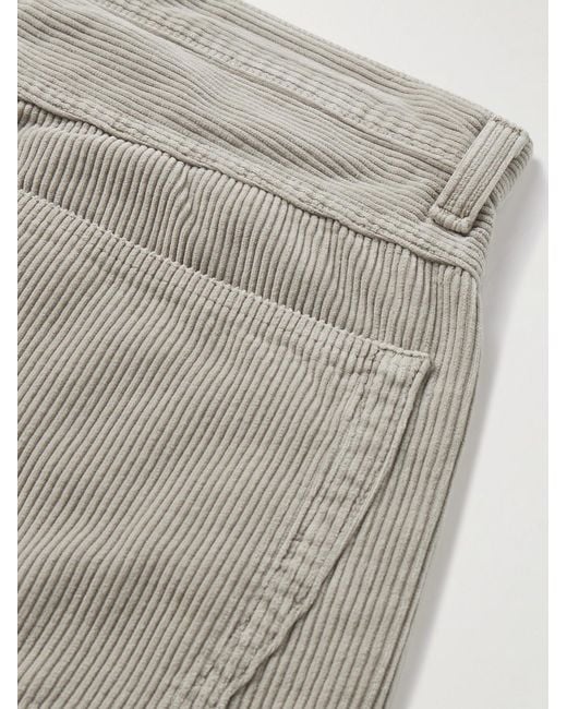 Agolde Gray Fusion Straight-Leg Cotton-Corduroy Trousers for men