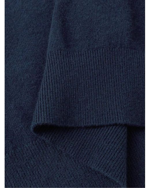 Rag & Bone Blue Harding Cashmere Rollneck Sweater for men