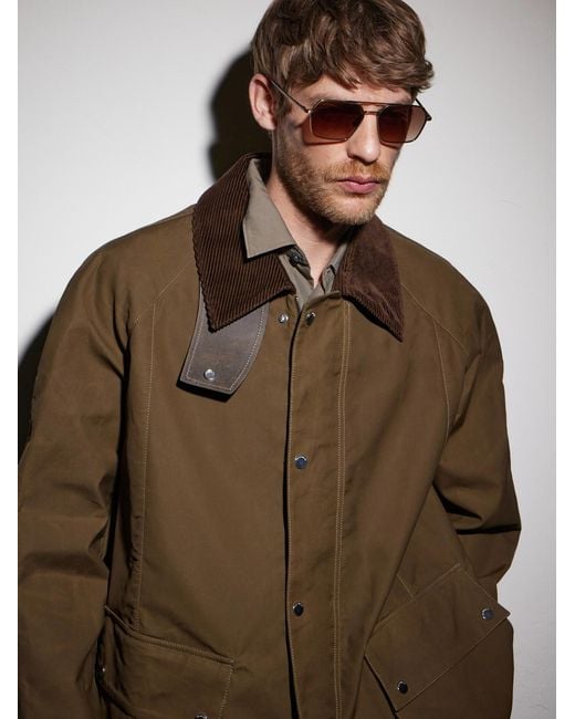 Garrett Leight Natural Alta Hexagon-Frame Titanium Sunglasses for men
