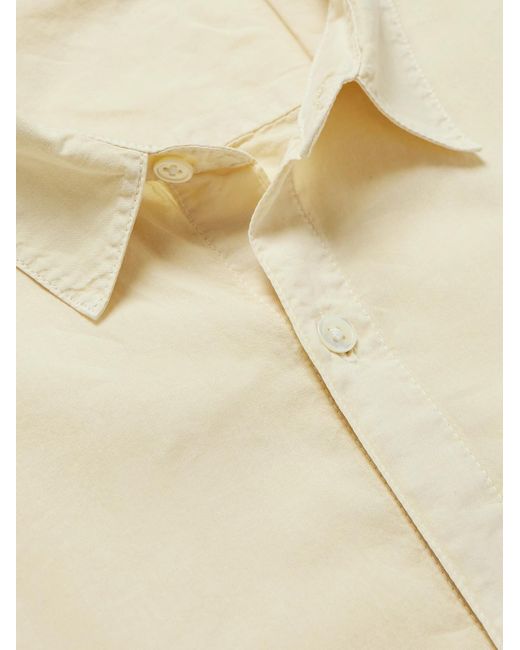 Camicia in cotone Standard di James Perse in Natural da Uomo