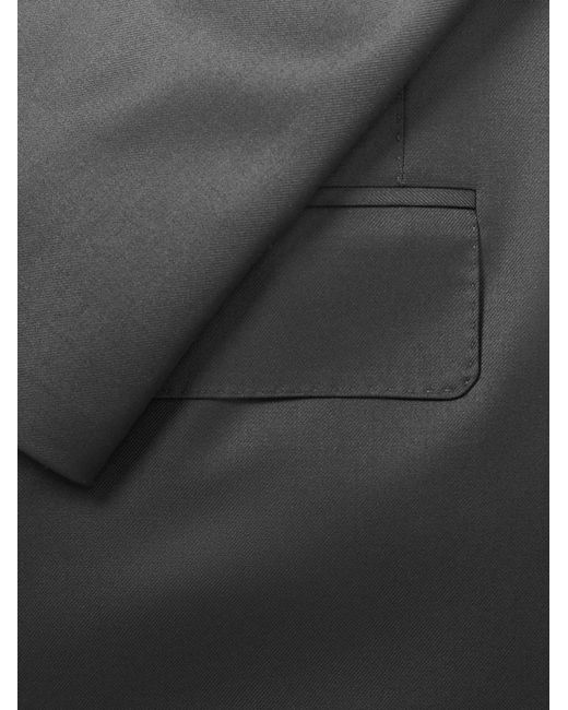 Canali Blue Super 150s Wool Suit Jacket for men