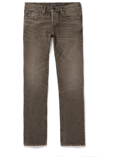 Tom Ford Gray Straight-leg Jeans for men