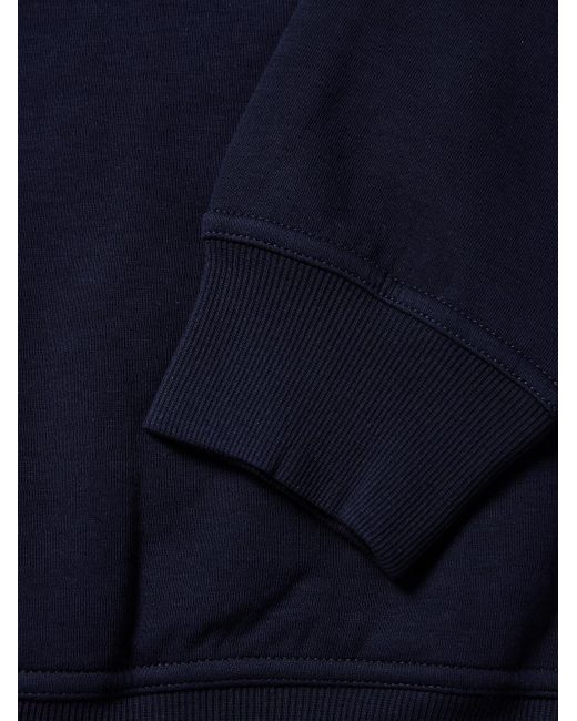 Brunello Cucinelli Blue Cotton-blend Zip-up Jacket for men