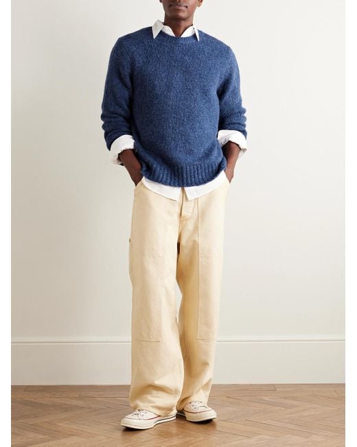 Wool-Blend Sweater di Corridor NYC in Blue da Uomo