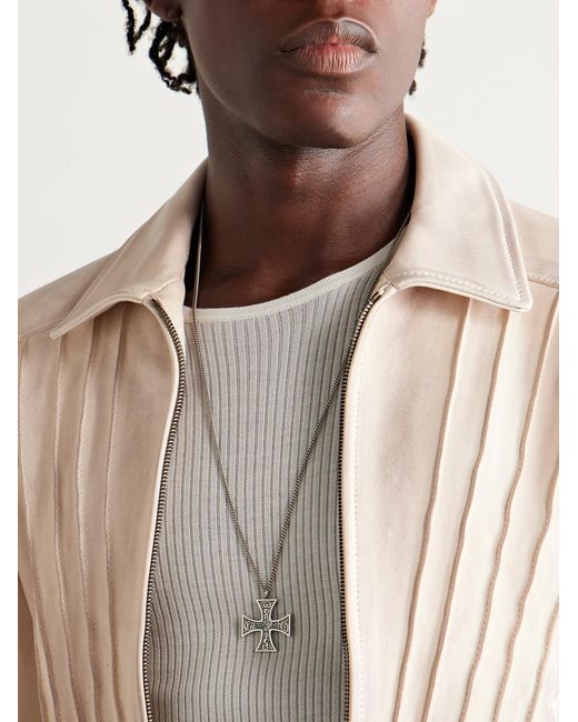 Enfants Riches Deprimes White Pendant Necklace for men