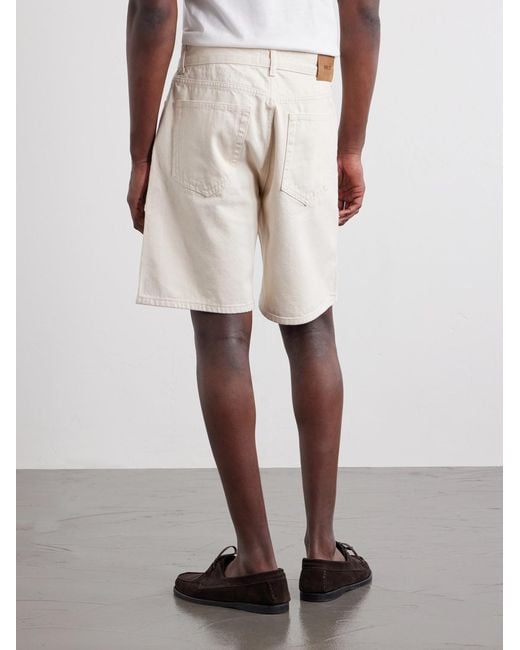 NN07 Natural Otis Straight-Leg Organic Denim Shorts for men