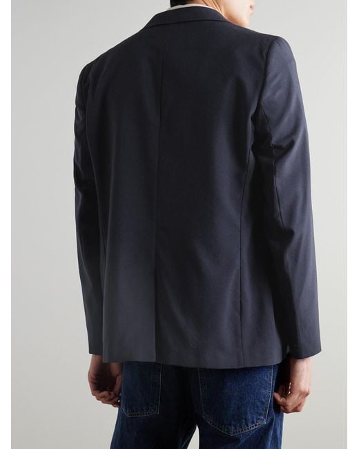 FRAME Blue Wool Blazer for men