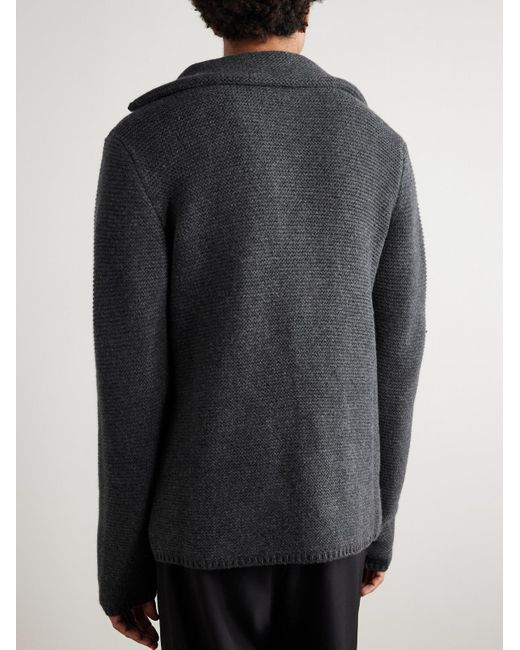 Altea Black Virgin Wool Blazer for men