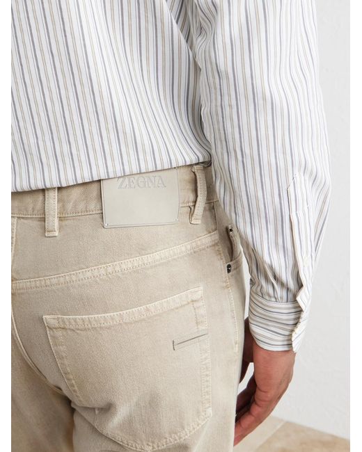 Zegna Natural Straight-leg Jeans for men