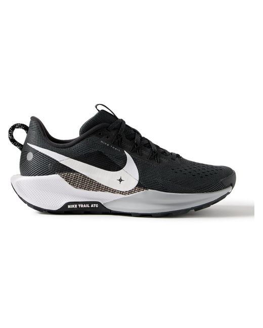 Nike Black Reactx Pegasus 5 Rubber-trimmed Mesh Trail Running Sneakers for men