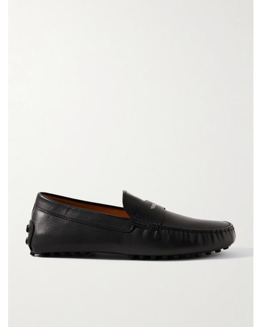 Tod's Gommino Mokassins aus Leder in Black für Herren