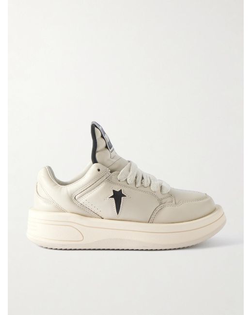 Converse Sneakers di Rick Owens in Natural da Uomo