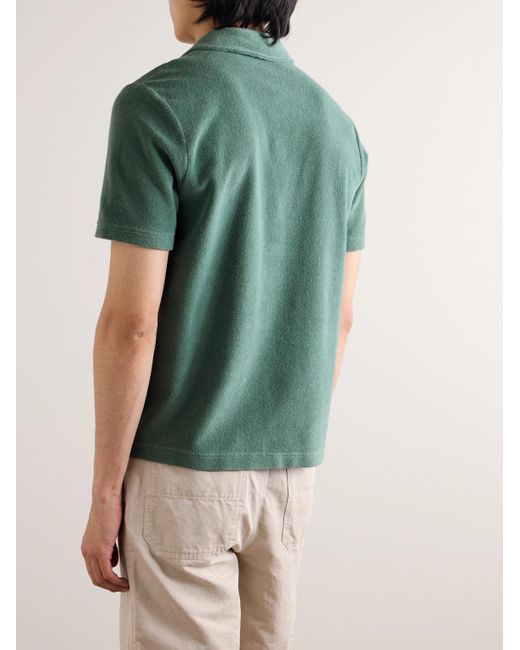 Mr P. Green Organic Cotton-terry Polo Shirt for men