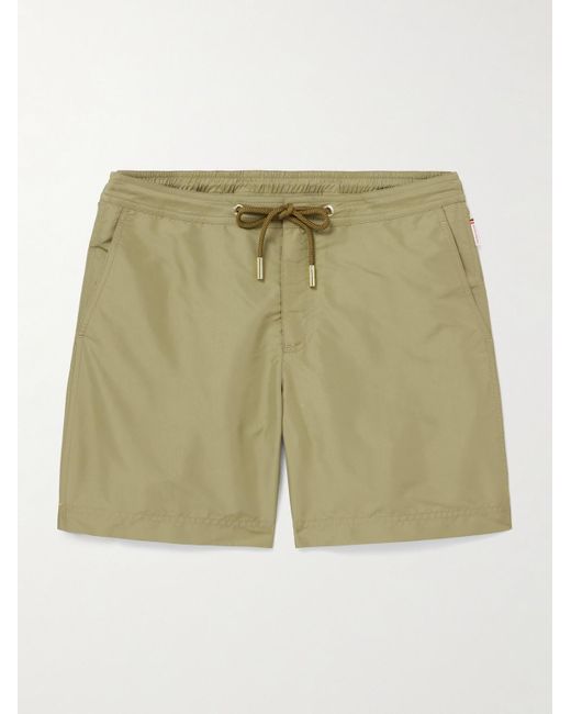 Orlebar Brown Green Bulldog Slim-Fit Mid-Length Recycled Swim Shorts for men