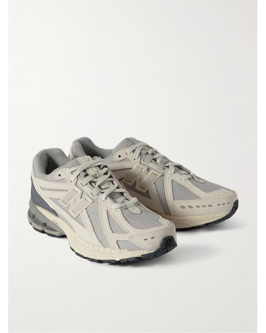 New Balance Gray 1906 Suede And Mesh Sneakers for men