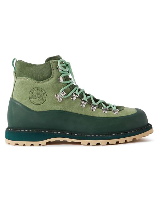 Diemme Green Roccia Vet Suede And Rubber Hiking Boots for men