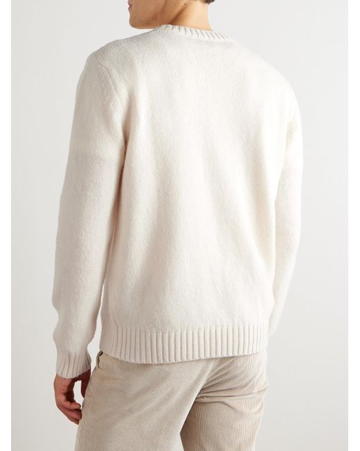Eleventy Natural Slim-Fit Wool Sweater for men