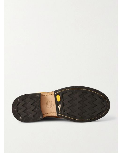 Visvim Brown Brigadier Folk Suede Lace-up Boots for men