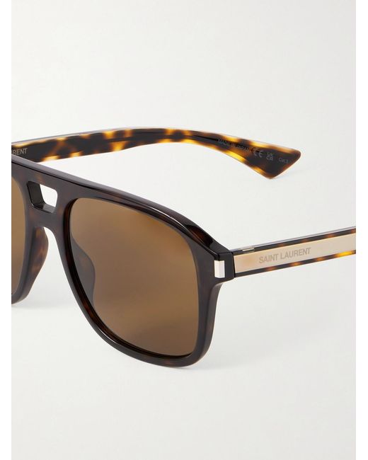 Saint Laurent Multicolor Aviator-Style Acetate Sunglasses for men