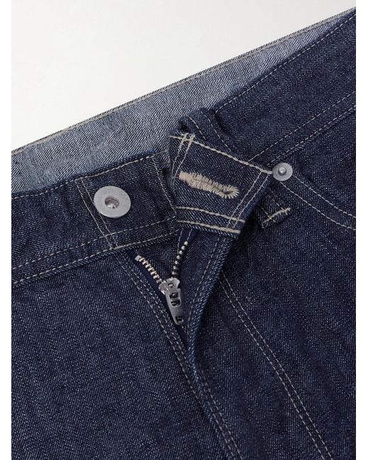 Neighborhood Blue Straight-Leg Jeans for men