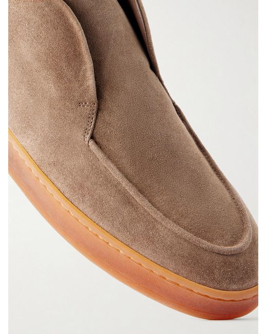 Officine Creative Brown Ambrie 002 Suede Desert Boots for men