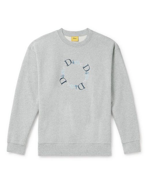 Dime Gray Classic Bff Logo-embroidered Cotton-jersey Sweatshirt for men