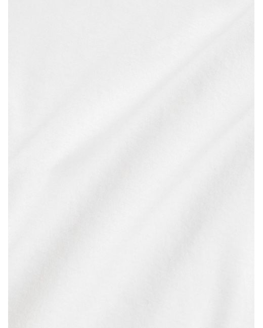 Brunello Cucinelli T-Shirt aus Baumwoll-Jersey mit Paspel in White für Herren