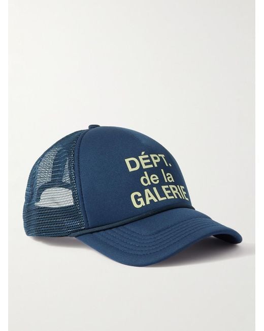 GALLERY DEPT. Baseballkappe aus Mesh und Canvas mit Logoprint in Blue für Herren