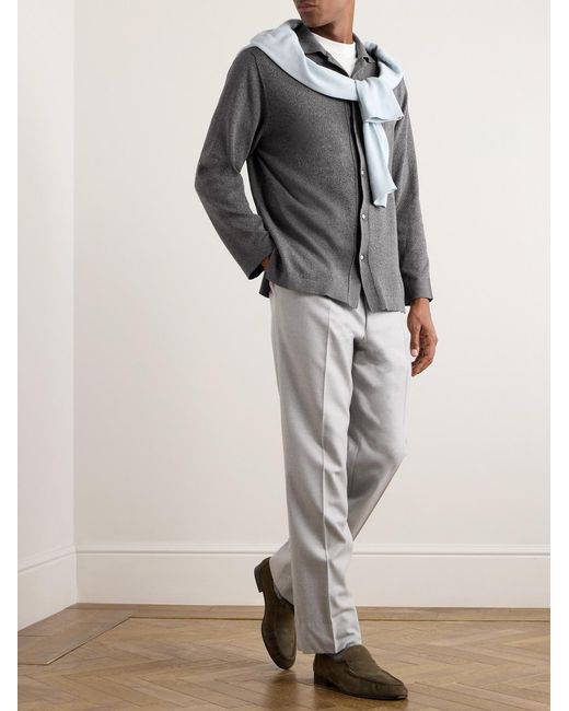 STÒFFA Gray Cotton Shirt for men