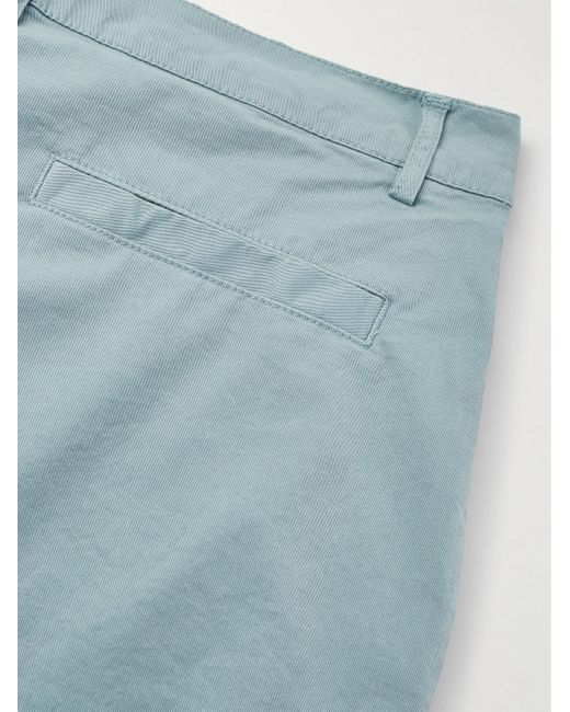 Shorts A Gamba Dritta di Canali in Blue da Uomo