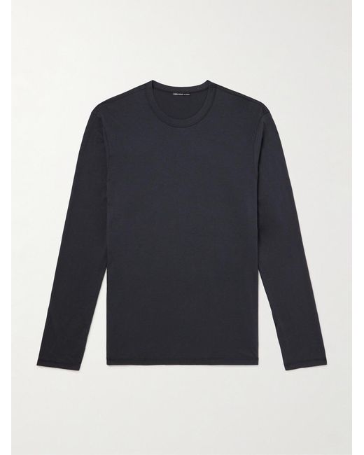 James Perse Blue Lotus Slim-Fit Cotton-Jersey T-Shirt for men