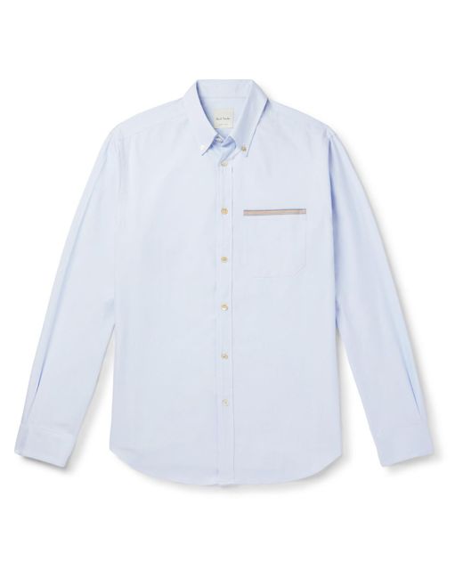Paul Smith Cotton Oxford Shirt in White for Men | Lyst