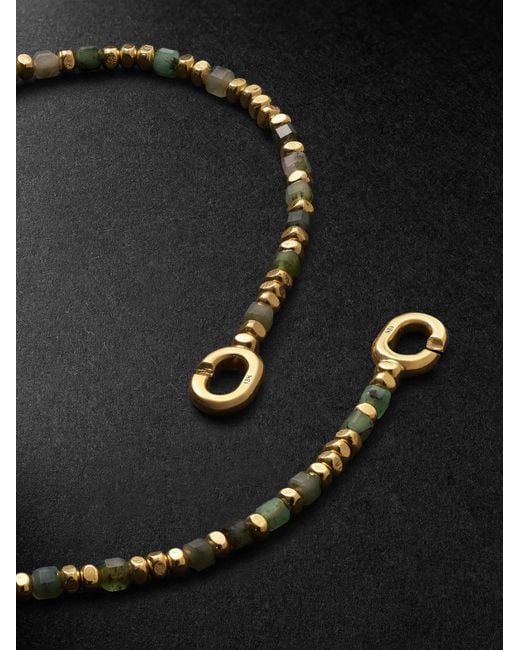 M. Cohen Black Percep 18-Karat Emerald Bracelet for men