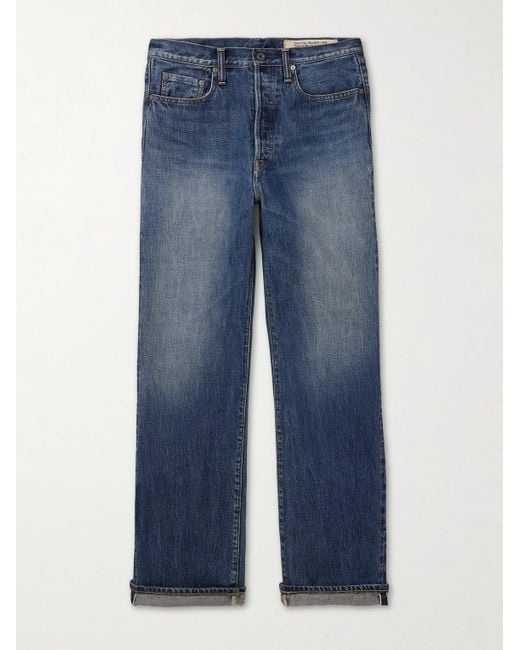 Kapital Blue Zimbabwe Straight-Leg Jeans for men