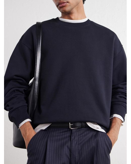 NN07 Blue David 3014 Organic Cotton-Jersey Sweatshirt for men