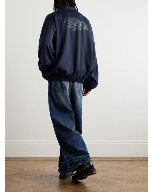 Acne Blue Olando Twill Blouson Jacket for men