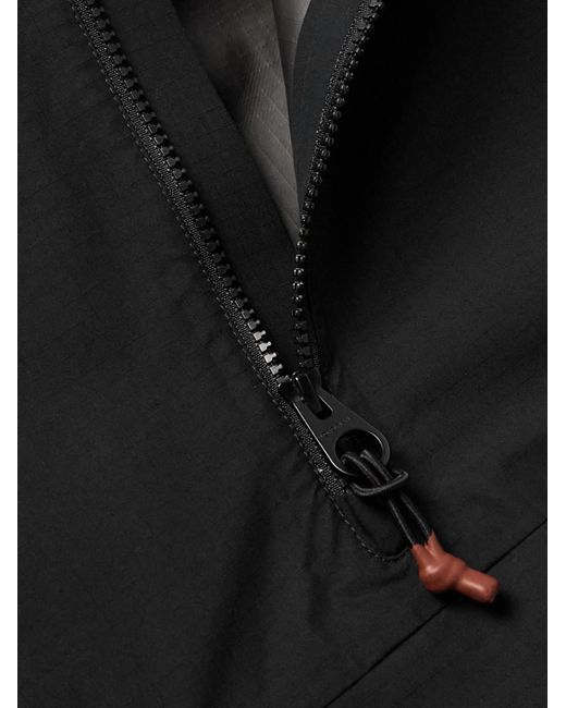 Loro Piana Black Nuptse Clima System Hooded Ski Jacket for men