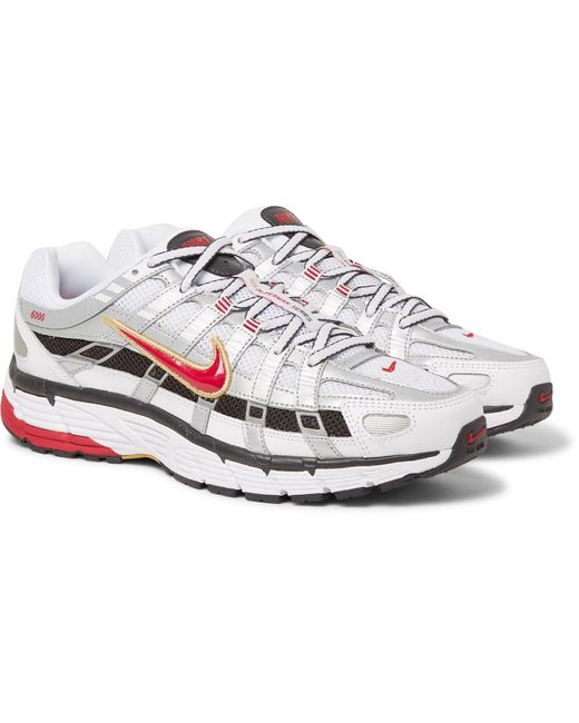 Nike P-6000 Cnpt Leather, Mesh And Rubber Sneakers in White for Men | Lyst
