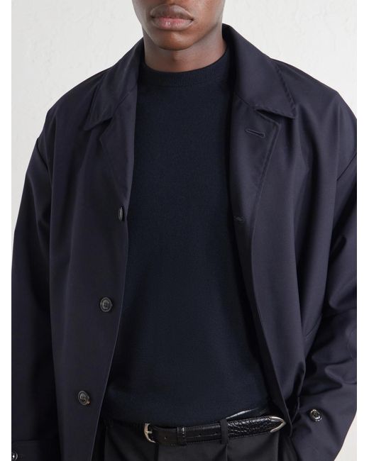 Zegna Blue Cashmere Sweater for men