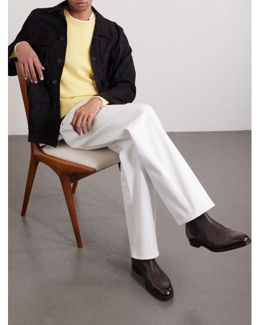 John Lobb Lawry Chelsea Boots aus Leder in Brown für Herren