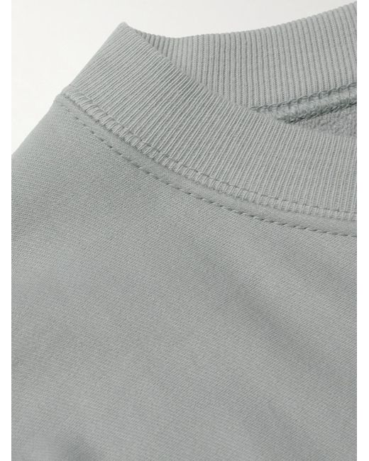 Auralee Gray Cotton-jersey Sweatshirt for men