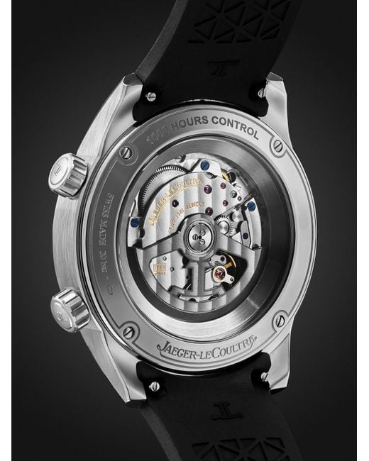 Jaeger-lecoultre Black Polaris Date Automatic 42Mm Stainless Steel And Rubber Watch, Ref. No. Q9068650 for men