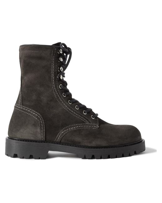Belstaff Black Marshall Suede Boots for men