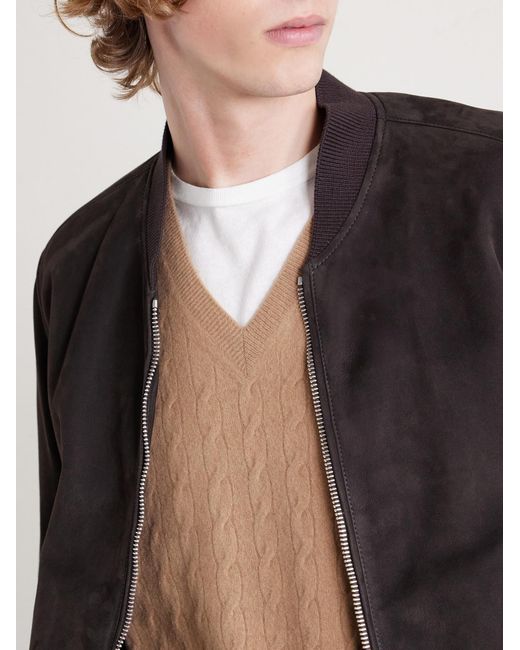 Tom Ford Natural Cable-knit Wool Sweater for men