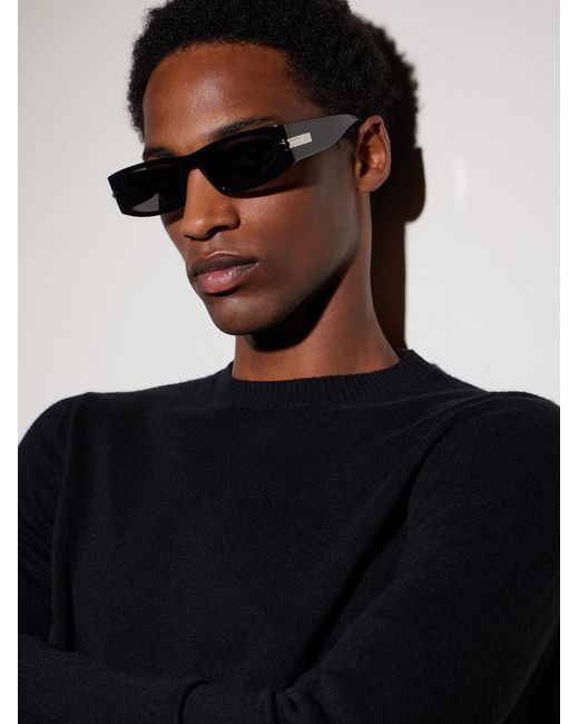 Dior Diorblacksuit Xl S5I Rectangular Acetate Sunglasses for men