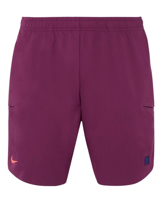 Nike Purple Nikecourt Roger Federer Flex Ace Dri-fit Tennis Shorts for men